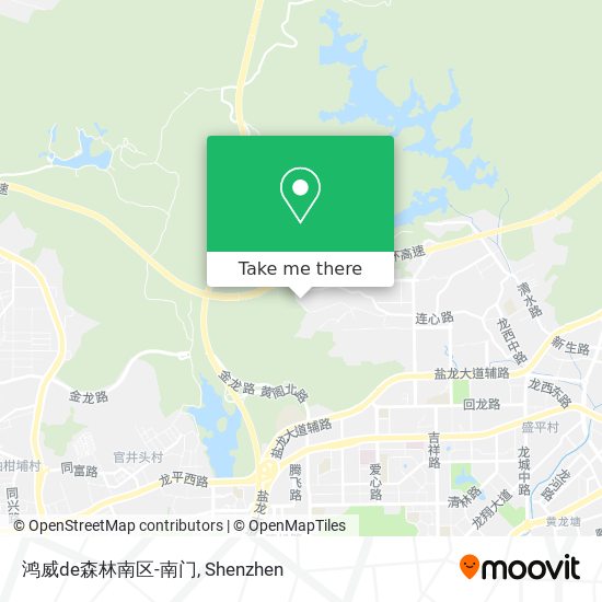 鸿威de森林南区-南门 map