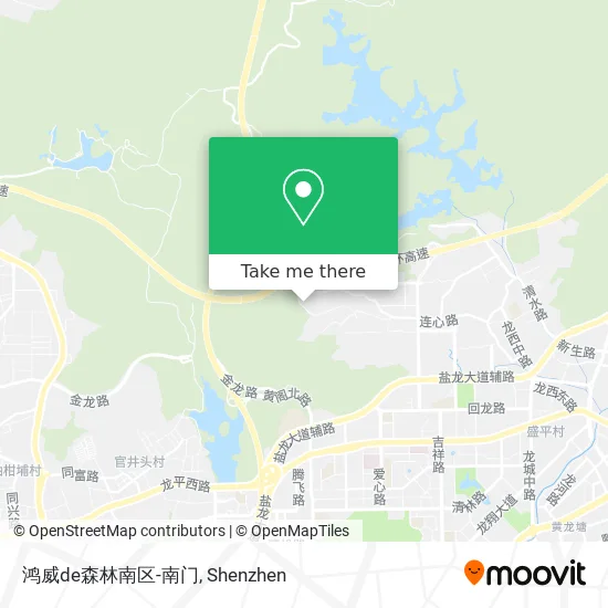 鸿威de森林南区-南门 map