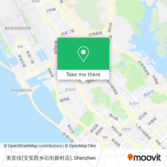 美宜佳(宝安西乡石街新村店) map