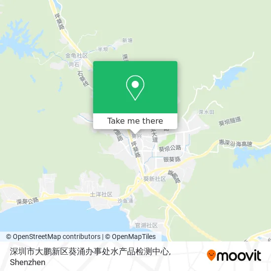 深圳市大鹏新区葵涌办事处水产品检测中心 map