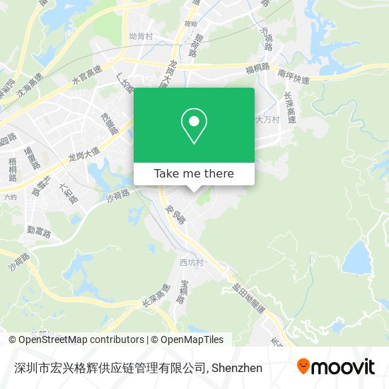 深圳市宏兴格辉供应链管理有限公司 map