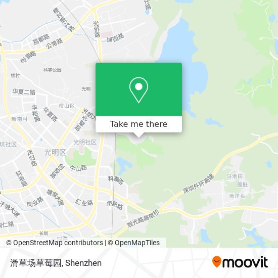 滑草场草莓园 map