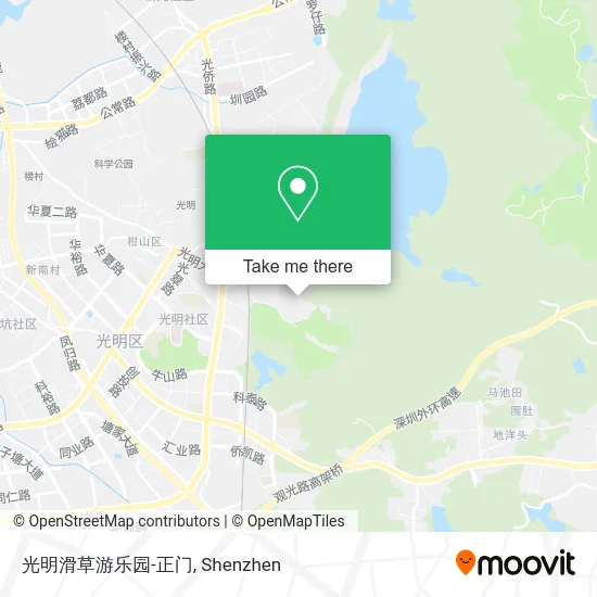 光明滑草游乐园-正门 map