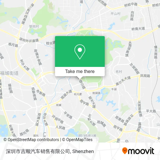深圳市吉顺汽车销售有限公司 map