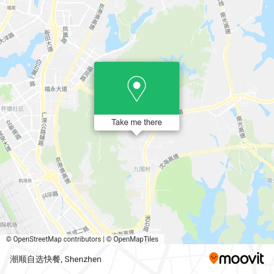潮顺自选快餐 map