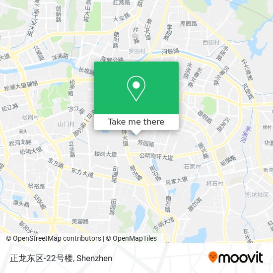 正龙东区-22号楼 map