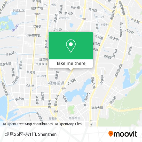 塘尾25区-东1门 map