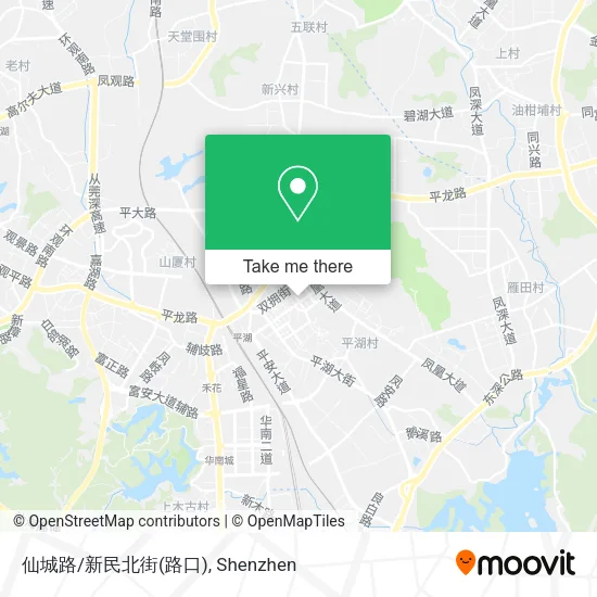 仙城路/新民北街(路口) map