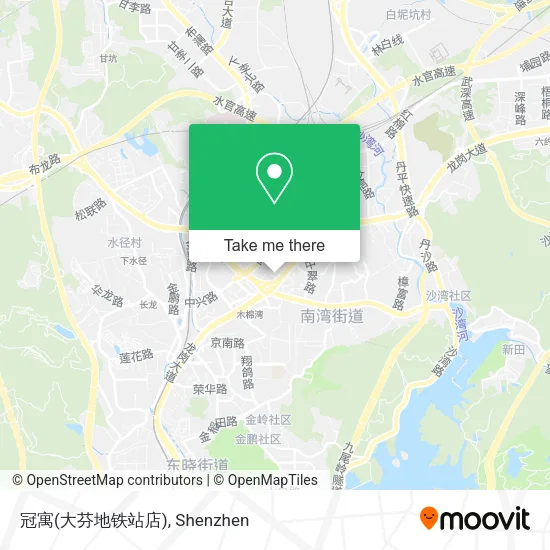 冠寓(大芬地铁站店) map