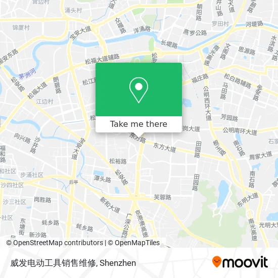 威发电动工具销售维修 map
