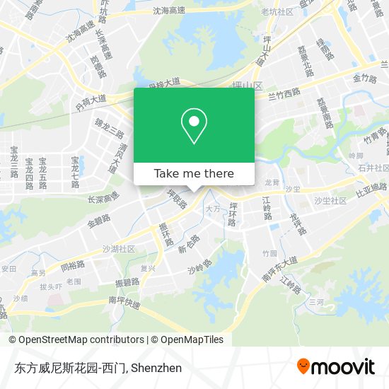 东方威尼斯花园-西门 map