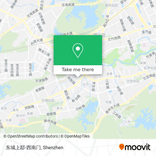 东城上邸-西南门 map
