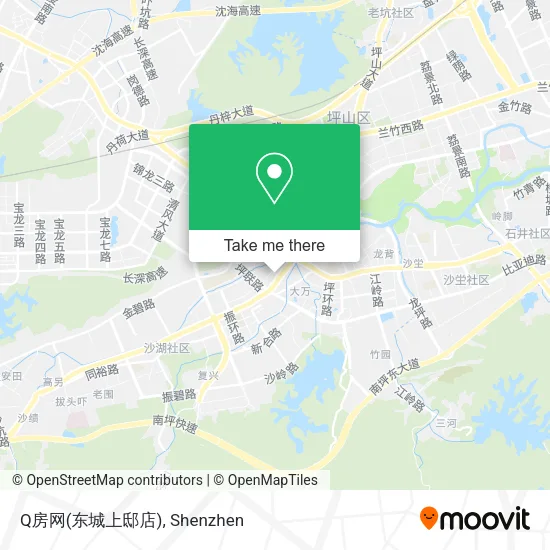 Q房网(东城上邸店) map
