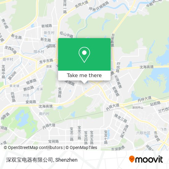 深双宝电器有限公司 map