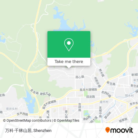 万科·千林山居 map