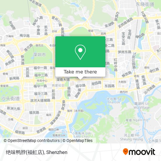 绝味鸭脖(福虹店) map