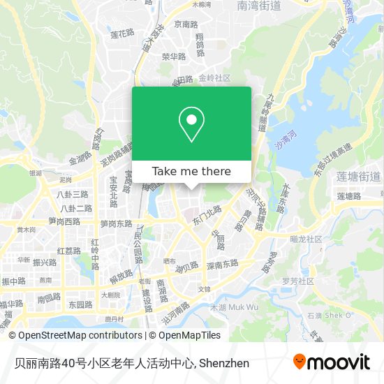 贝丽南路40号小区老年人活动中心 map