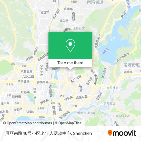 贝丽南路40号小区老年人活动中心 map