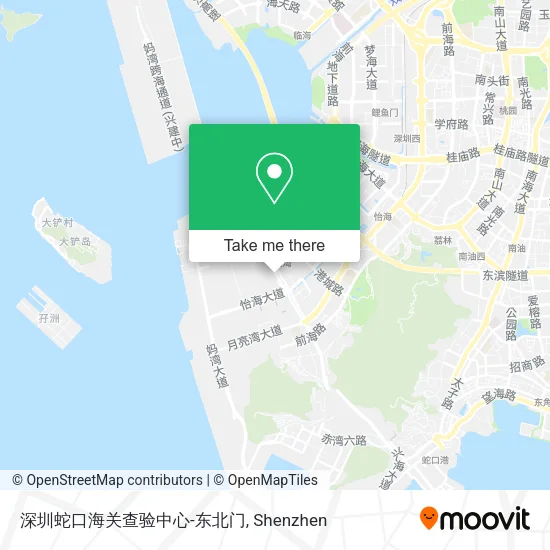 深圳蛇口海关查验中心-东北门 map