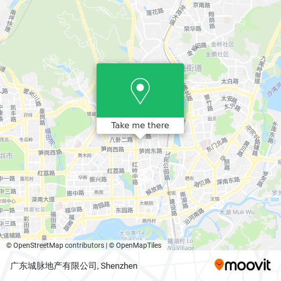 广东城脉地产有限公司 map