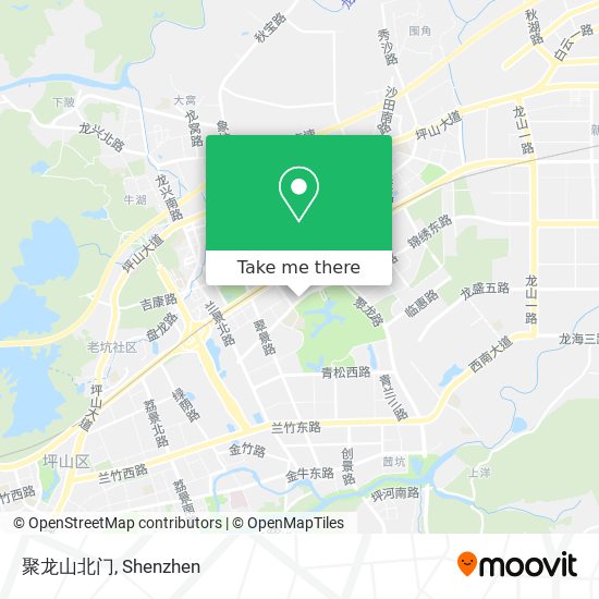 聚龙山北门 map