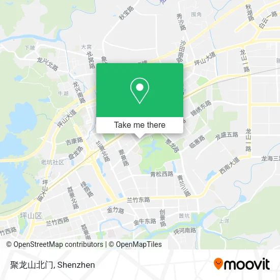 聚龙山北门 map