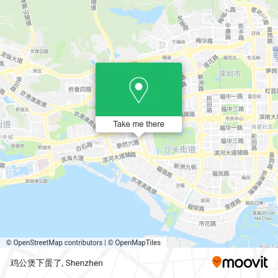 鸡公煲下蛋了 map