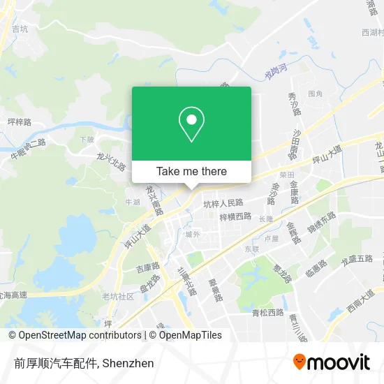前厚顺汽车配件 map