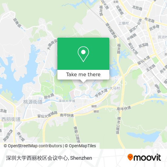 深圳大学西丽校区会议中心 map