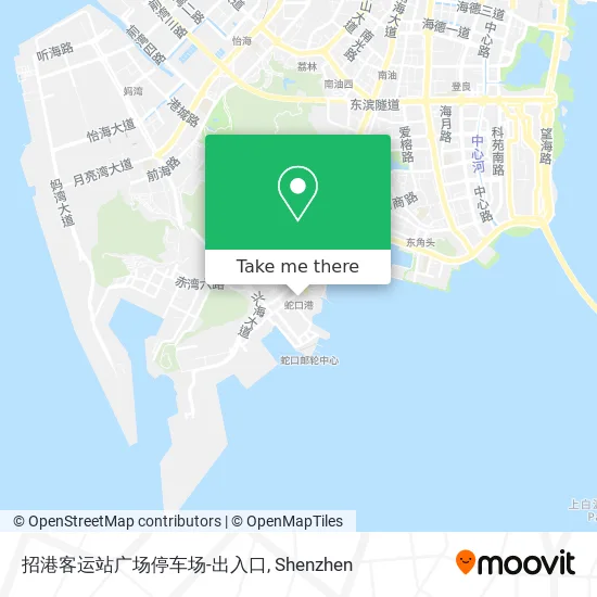 招港客运站广场停车场-出入口 map