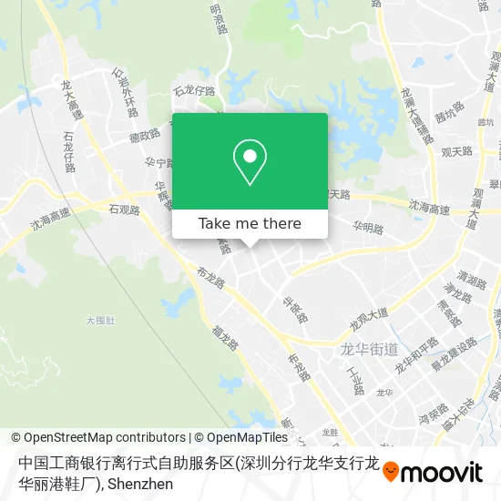 中国工商银行离行式自助服务区(深圳分行龙华支行龙华丽港鞋厂) map