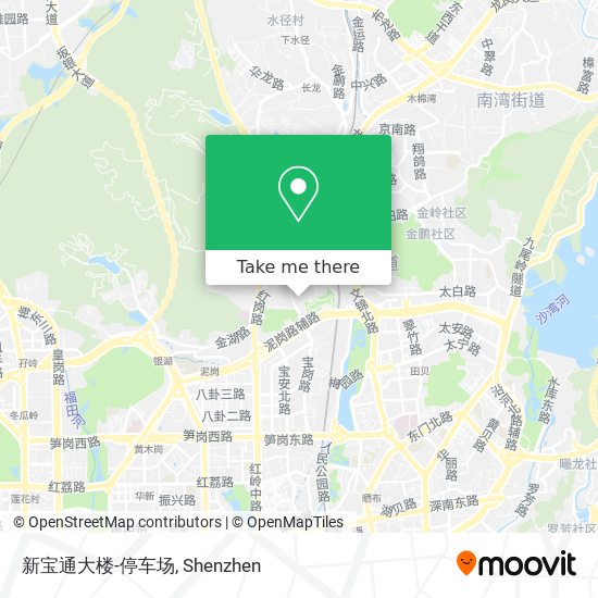 新宝通大楼-停车场 map