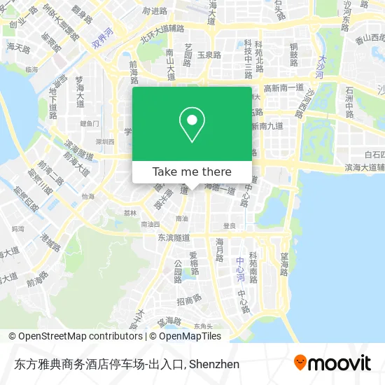 东方雅典商务酒店停车场-出入口 map