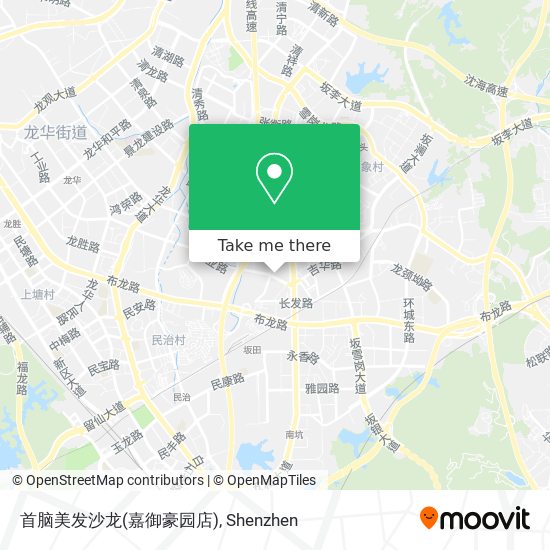 首脑美发沙龙(嘉御豪园店) map