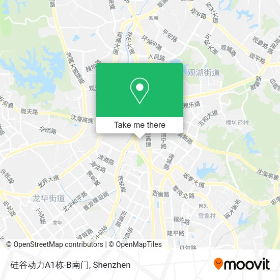 硅谷动力A1栋-B南门 map