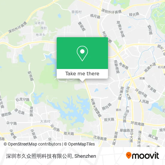 深圳市久众照明科技有限公司 map