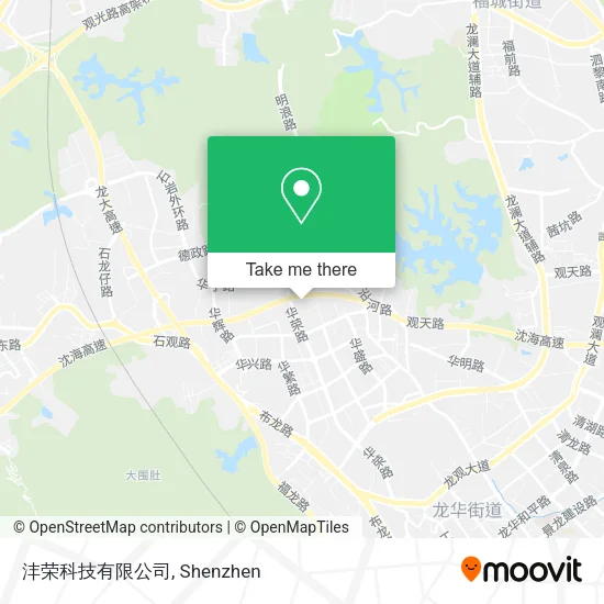 沣荣科技有限公司 map