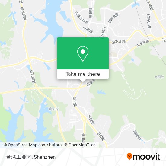 台湾工业区 map