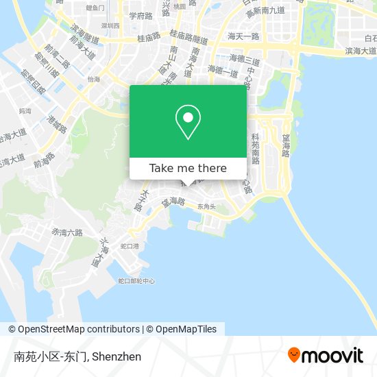 南苑小区-东门 map