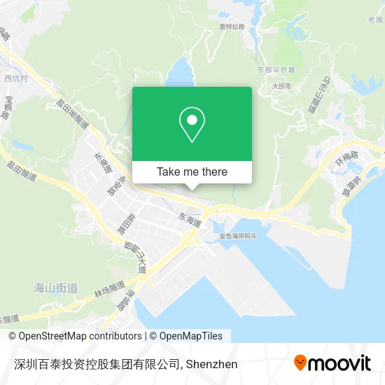 深圳百泰投资控股集团有限公司 map