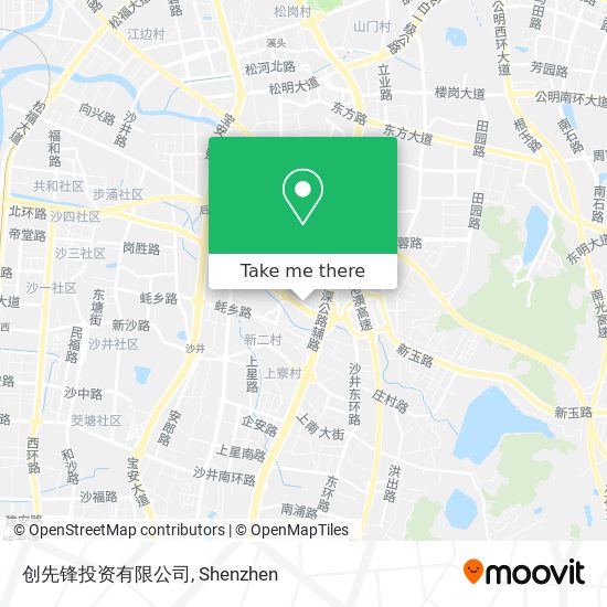 创先锋投资有限公司 map