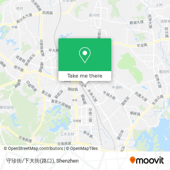 守珍街/下大街(路口) map