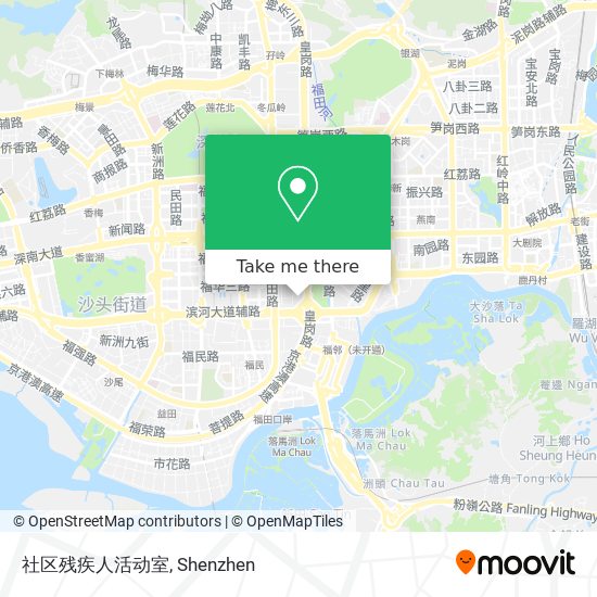 社区残疾人活动室 map