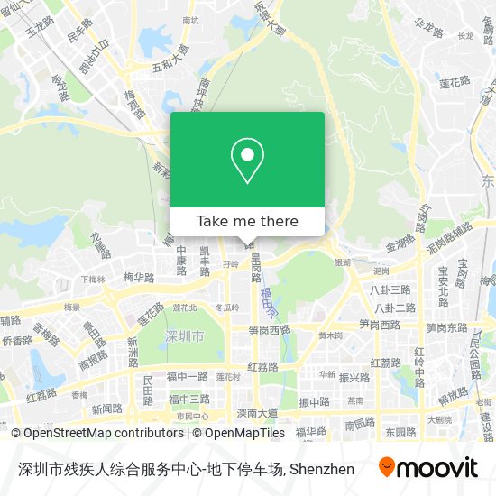 深圳市残疾人综合服务中心-地下停车场 map