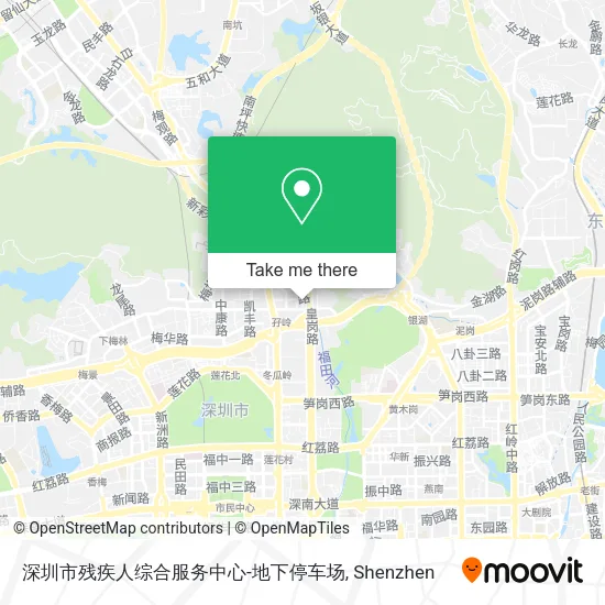 深圳市残疾人综合服务中心-地下停车场 map