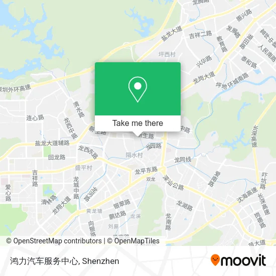 鸿力汽车服务中心 map