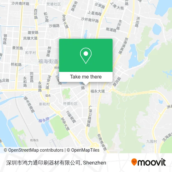深圳市鸿力通印刷器材有限公司 map