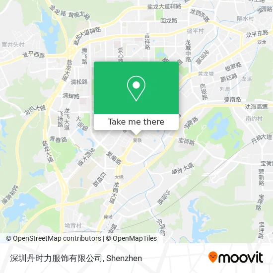 深圳丹时力服饰有限公司 map