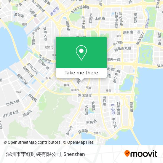 深圳市李红时装有限公司 map