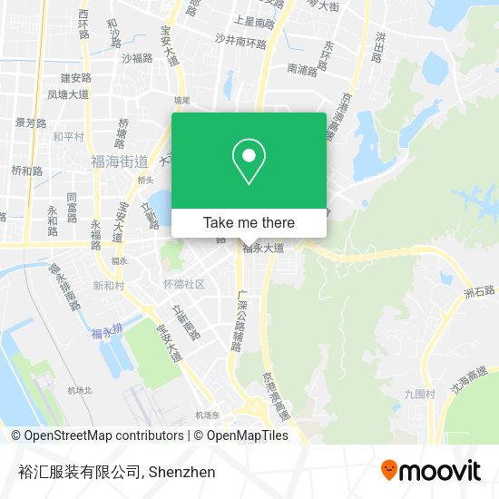 裕汇服装有限公司 map
